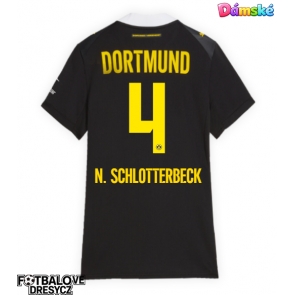 Borussia Dortmund Nico Schlotterbeck #4 Dámské Venkovní Dres 2026-27 Krátký Rukáv